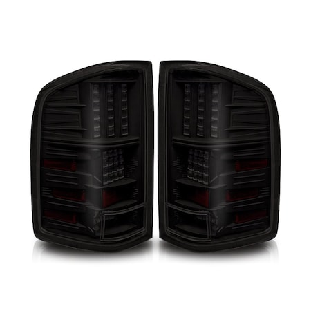 Winjet Led Tail Lights - Black / Smoke CTWJ-0067-BS